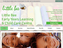 Tablet Screenshot of littlebee.net.au